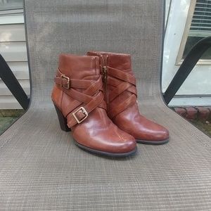 Nurture leather booties